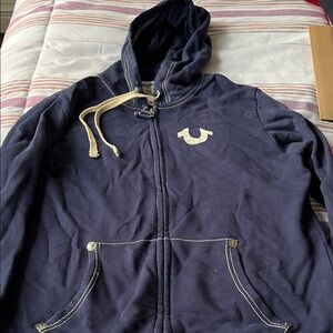 True Religion Navy Blue Hoodie